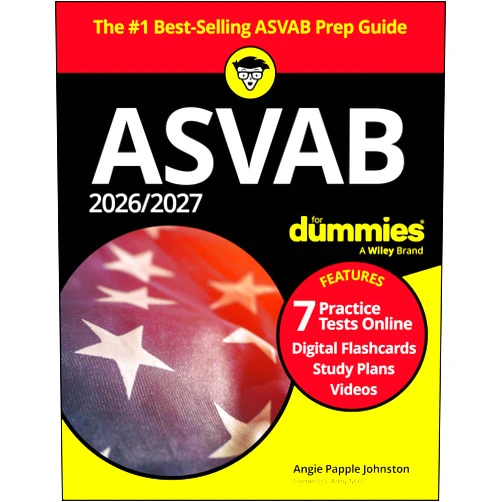 Angie Papple Johnston 2026/2027 ASVAB For Dummies: Book + 7 Practice Tests, Flashcards, and Videos Online