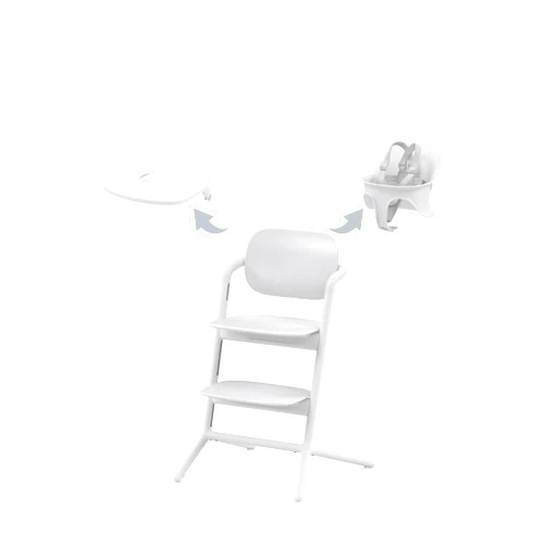 Cybex LEMO 2 High Chair 3-in-1 Set - All White