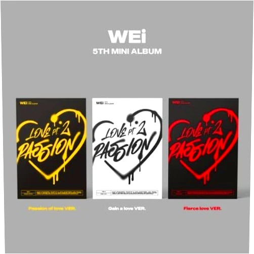 WEi (Contributor) Format: Audio CD WEi Love Pt.2 : Passion 5th Mini Album Random Version : Passion of love / Gain a love / Fierce love