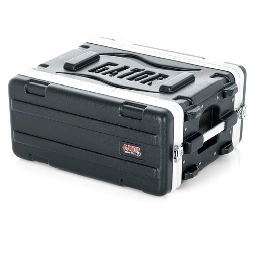 Gator Cases Lightweight Molded 4U Rack Case with Heavy Duty Latches; Shallow 14.25
