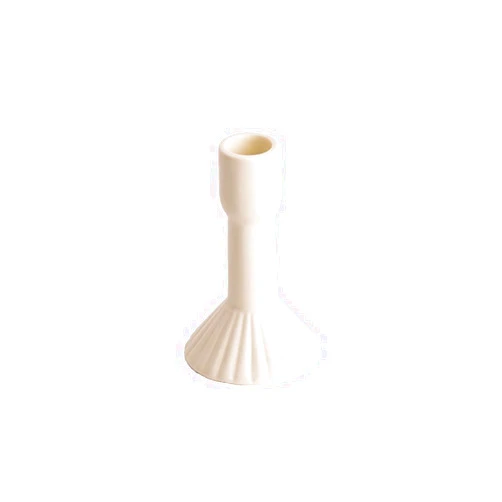 Alizonica Modern Cream Style Ceramic Candle Holder and Candle Ornament