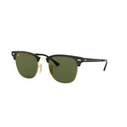Ray-Ban RB3716 Clubmaster Metal Sunglasses+ Vision Group Accessories Bundle