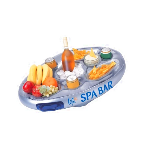 Pool Systems USA Official 'Perfect Pools' Spa Bar Inflatable Hot Tub Side Tray for Drinks and Snacks - Perfect for Pool Parties!