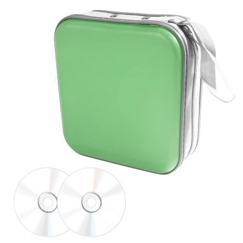 UBOG 48 Capacity CD Case,DVD Case,Car Accessories CD Case Holder,DVD Holder,CD Holder for Car,Portable Car CD Holder,CD Wallet DVD Organizer,CD Case for Car,DVD Storage for Car Travel (Dark&Green)