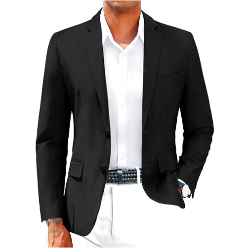 COOFANDY Mens Casual Blazer Slim Fit Suit Jacket Two Button Lightweight Sport Coat