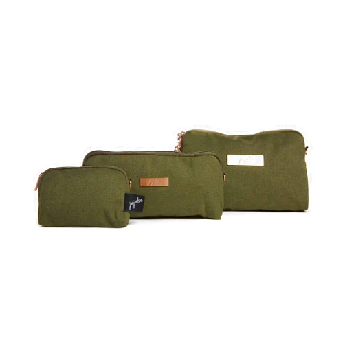JuJuBe | Be Set Organization Pouches, Pretty Travel Toiletry Bag Set for Women, Stylish Party Clutch or Handbag