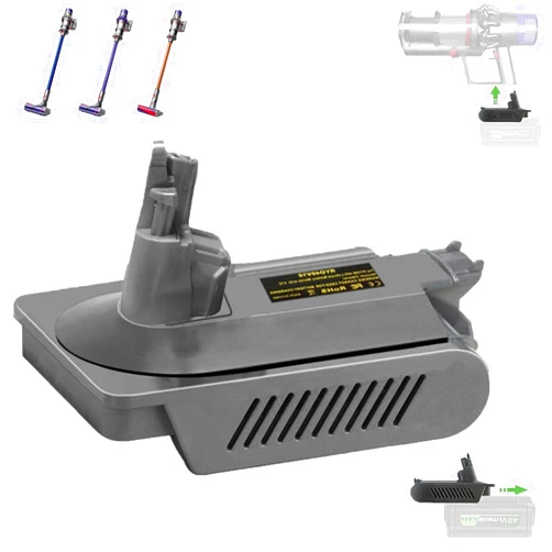 YMWLKJ for Dyson V10 Battery Adapter, Convert for Ryobi 40V Battery to V10 SV12 Battery Replacement, Only Power for Dyson V10 Vacuum Cleaner (NOT Fit for V10 Slim, V11 Vaccums)