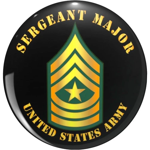BKR Graphics Army - Sergeant Major - SGM Pin Lapel Pin Brooch Steel Pins Badge 0.75