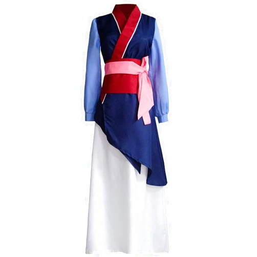 Angelaicos Womens Princess Mulan Costume Dress Chinese Heroine Party Ball Gown