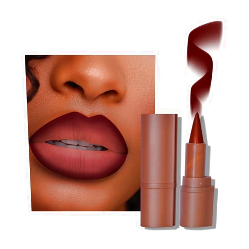 BAISEN DIARY 2-in-1 Gradient Lip Liner and Lipstick Lip Combo Set - Achieve Flawless Contour and Gradual Ombre Effect with Easy-to-Use Crayon Form and Cone Tip (07# Mulberry, 1 Count (Pack of 1))
