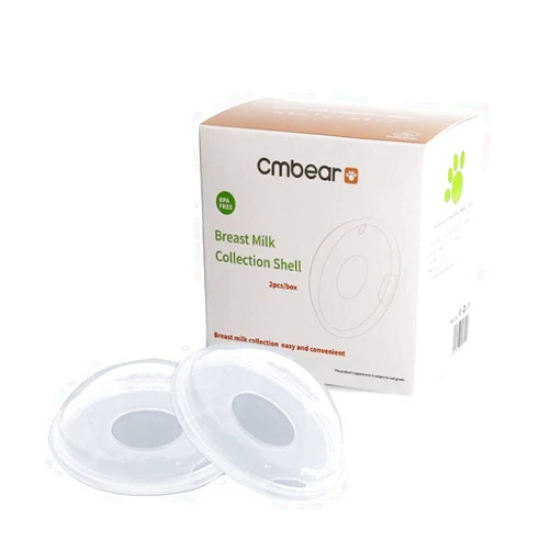 MIBICIRI 2 Pack Breast Shells Nursing Cups,Soft Silicone Milk Saver,Breast Shells for Breastfeeding Collect Breastmilk Leaks for Nursing Moms Material Reusable Milk Collector for Sore Nipples