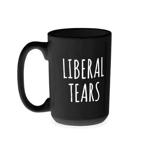 Deplorable Diva Liberal Tears Mug, Black (15 ounce)