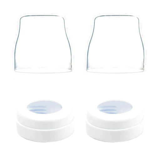 ROMIRUS Replacement Screw Rings, Caps Compatible with Philips Avent Anti-Colic Bottles 4oz /9oz /11oz; Not for Natural Bottles ; Not Original Avent Replacement Parts (2 Pack)