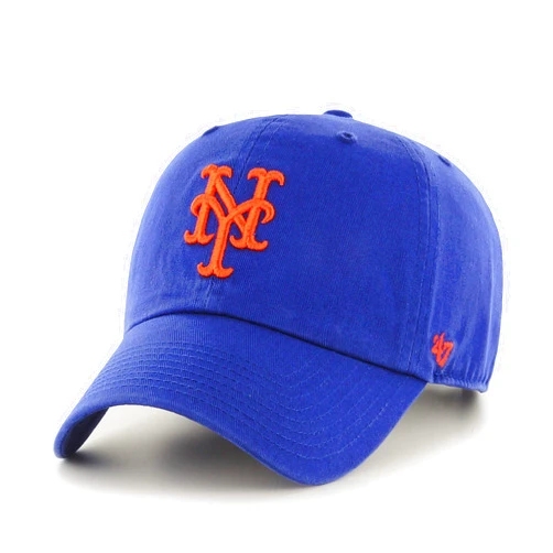 47 MLB New York Mets '47 Clean Up Adjustable Hat, Royal, One Size
