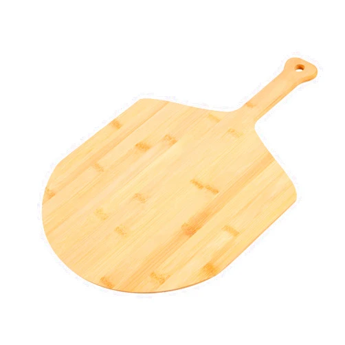 Huhebne Pizza Peel,Paddle - Spatula Grade Bamboo - 12 Inches Handle -Lightweight Easy to Use for Professional Homemade Pizza