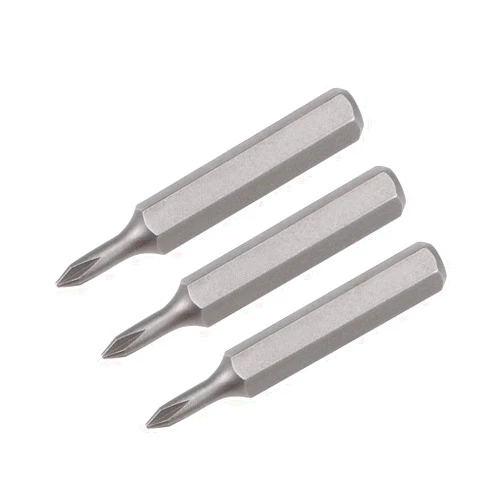 uxcell Phillips Bits 3pcs 5/32 Inch Hex Shank Cross PH000 Screwdriver Bit Set 28mm Length S2 Screw Driver Kit Tools