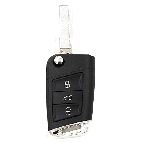 Amautolucky 3Buttons Upgraded Remote Key 434MHz ID48 Chip for VW MQB Golf VII 7 MK7 Skoda Octavia A7