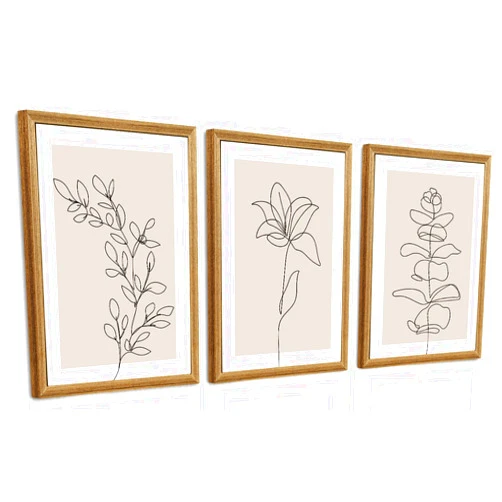 arfitest Beige plant line wall art minimalist abstract poster print neutral retro plant floral print painting bathroom bedroom living room wall decoration 12 