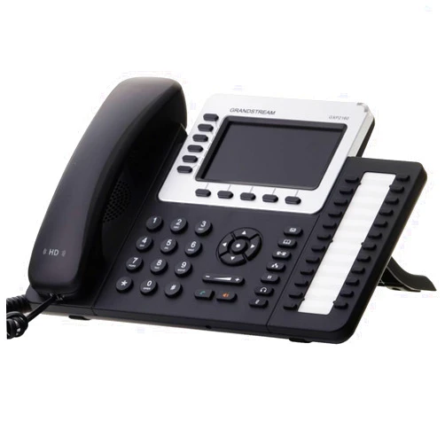 Grandstream GXP2160 IP Phone | 6 Lines, 6 SIP Accounts | 4.3-Inch Color Display | Dual-Port Gigabit Ethernet with Integrated PoE