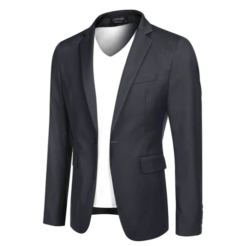 COOFANDY Mens Sport Coat Casual Blazer One Button Business Suit Jacket
