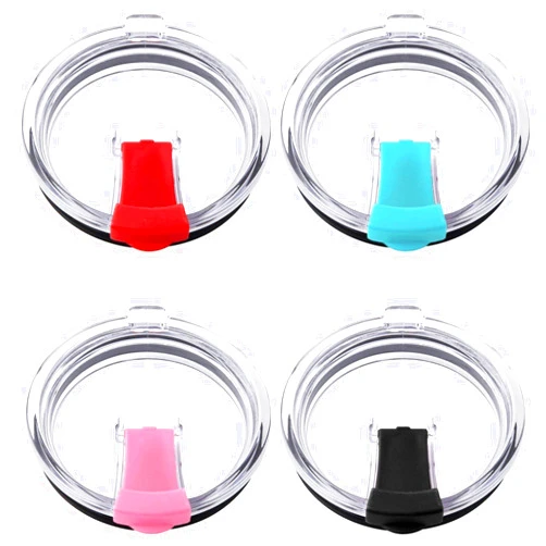 IHUIXINHE Tumbler Replacement Lids, IHUIXINHE Spill Proof and Splash Resistant Lid for Rambler, Ozark Trail, Rtic, BPA Free & Straw Friendly (30 Oz)