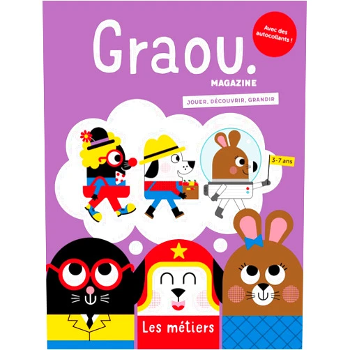 Chloé Alméras,Virginie Morgand,Antonio Uve,Steffie Brocoli,Anne-Sophie Constancien Magazine Graou n°31 - Les Métiers (aout-sept 22)