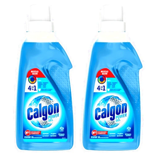 Calgon 3-in-1 Washing Machine Water Softener Gel, 2 x 750 ml (1.5 Litre)