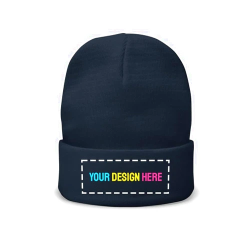 Lightfire Printing Custom Embroidery Beanie – Personalized Knit Hat with Custom Design Text Warm Winter Cap for Men & Women, Gift - 100% Acrylic