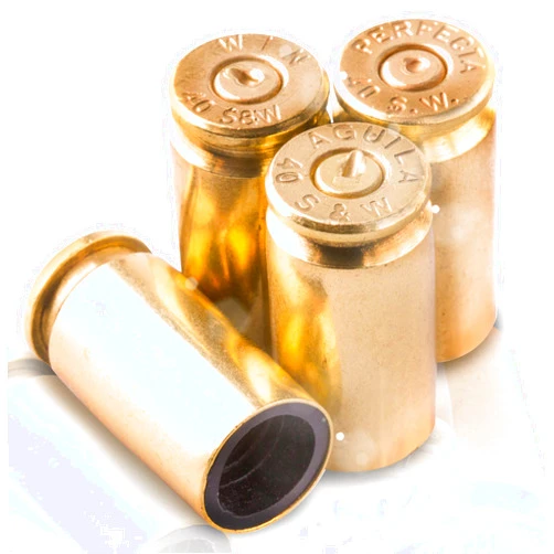 Lucky Shot - 40 Cal Bullet Shell Casing Tire Valve Stem Caps | Tire Pressure Caps | Stem Tires Accessories for Cars, SUVs, BMX Bike, Bicycle, Truck, Motorcycle | Brass Stems Covers (Set of 4)
