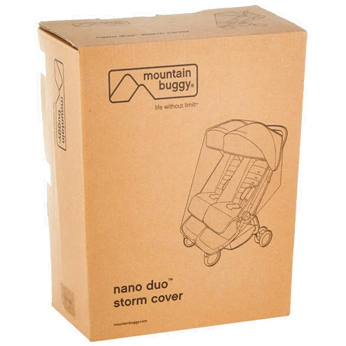 Mountain Buggy Nano Duo Storm Cover, Clear
