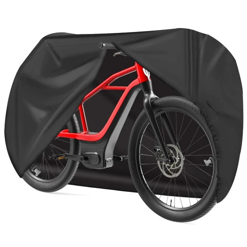 Zettum Bike Cover for 1 Bike - 600D Bike Covers Outdoor Storage Waterproof & Heavy Duty, Bicycle Cover for Single eBike, Mountain Bike, Road Bike, Hybrid Bike, Beach Cruiser Bike, Scooter and More