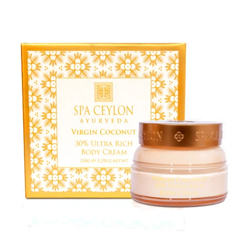 SPA CEYLON Virgin Coconut 30% Ultra Rich Body Cream | Hydrating | Skin Repair | Promotes Even Skin Tone | Suitable for all skin types