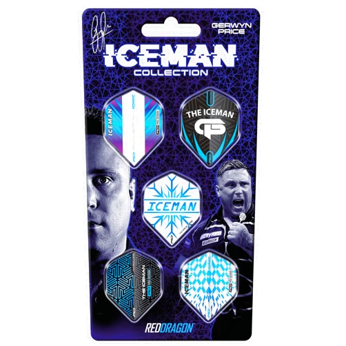RED DRAGON Dart Flight Collections 5 Sets Per Pack (15 Flights in Total)