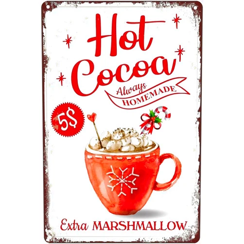 Generic Winter Hot Cocoa Diamond Painting - for All Beginners Christmas Decorations, Full Round Diamond Cross Stitch Kit,for Home Decor Christmas Limited Restaurant Cafe Decor 30X40cm