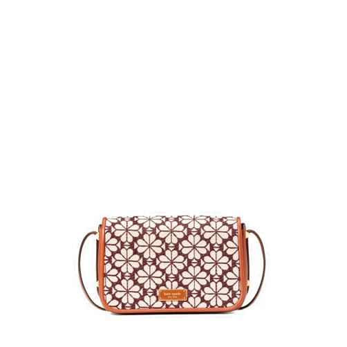 kate spade new york Women's Spade Flower Jacquard Flap Crossbody