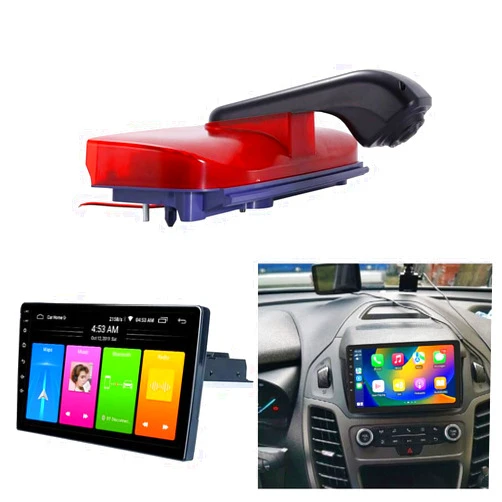 Kalakus Car GPS Navigator with 2024 Maps,Touch Screen GPS Navigation Speeding Warning Free Lifetime Maps Update,Brake Light Backup Camera Replacement for Van Ford Transit MK2 Connect 2 II/XL 2014-2022