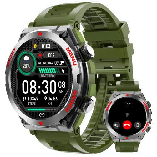 Bvlrksc Military Smart Watch for Men, 1.52