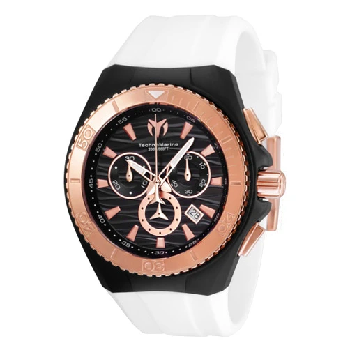 Technomarine Men's Cruise Star Quartz Stainless Steel + Rose Gold Tone Watch, TM-115048