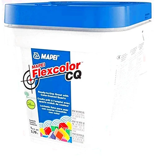 MAPEI FLEXCOLOR CQ 2 GAL Ready to USE Grout with Color-Coated Quartz (Pearl Gray (2 GAL))