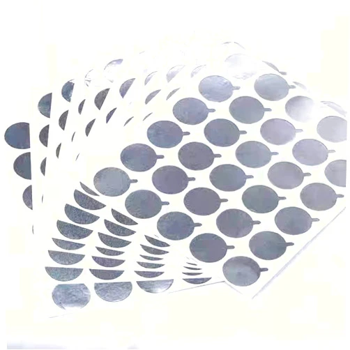 Oillgkori 900Pcs 2.2cm Disposable Eyelash Glue Holder Pallet Paper Eyelash Extension Glue Holder Pad Sticker Jade Stone Grafted Lash Makeup Tool
