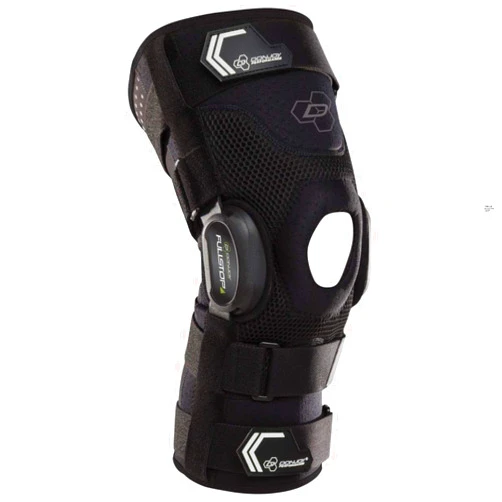 DonJoy Performance Bionic Fullstop ACL Knee Brace – 4 Points of Leverage Hinged Knee Support for Ligament Protection, Injuries, Prevent Knee Hyperextension for Football, Soccer, Lacrosse, Contact Sports