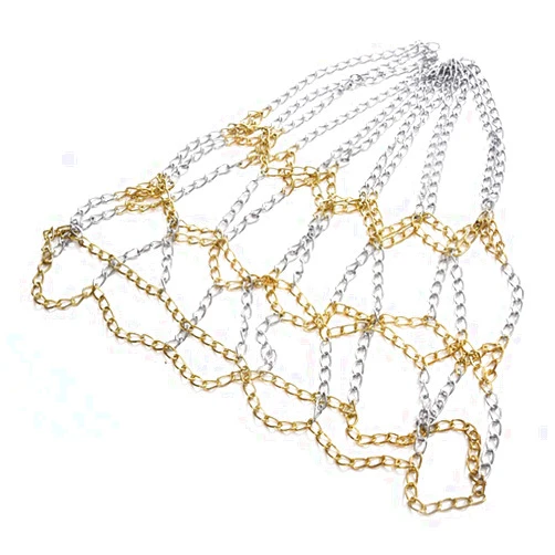 Mettoo Galvanized Steel Chain Basketball Goal Net, Heavy Duty 12 Hooks, for Outdoor Indoor Standard Training