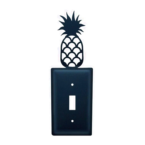 Village Wrought Iron 8 Inch Pineapple Single Switch Cover