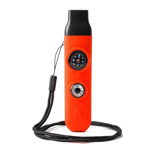 Viriber Emergency Survival Safety Whistle，Whistle for Kids with Lanyard,Compass,Thermometer,Ideal for Kayaking, Boating, Hiking, Camping, Climbing