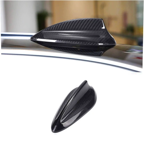 BLAKAYA Replacement for Antenna Cover Shark Fin Trim Hood Carbon Fiber Automotive Roof Aerials for BMW X1 X2 X3 X4 X5 X6 X7 F15 F20 F21 F31 F45 F46 F52 F34 F48 F49 F39 F15 F85 F16 F86(Black)