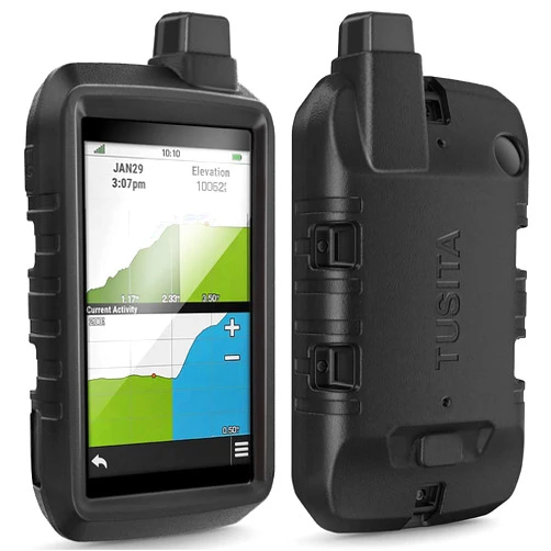 TUSITA Case Compatible with Garmin Montana 700 (NOT for Montana 750i 700i) - Silicone Protective Cover - Rugged Handheld GPS Navigator Accessories