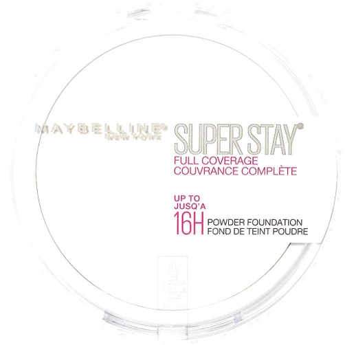 Maybelline Super Stay Full Coverage Powder Foundation Makeup, Up to 16 Hour Wear, Soft, Creamy Matte Foundation, Fair Porcelain, 1 Count