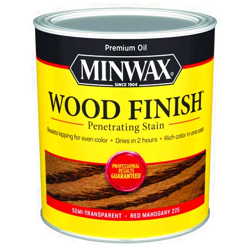 Minwax qt Minwax 70007 Red Mahogany Wood Finish Oil-Based Wood Stain