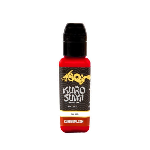 Kuro Sumi Chi Red, Vegan Friendly, Professional Ink 0.75oz