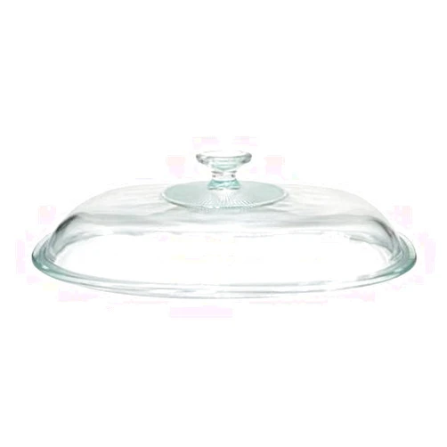 CORNINGWARE French White 4-qt Oval Glass Cover - DISH NOT INCLUDED - For 4Qt big Dish